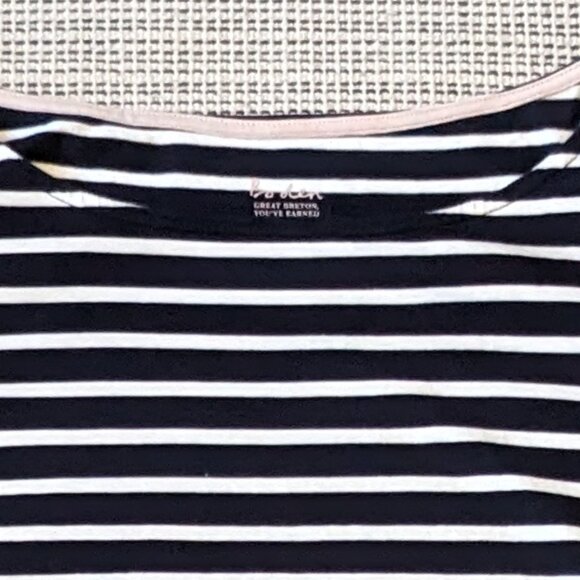 Boden Breton Striped Long Sleeve T-Shirt Navy and White S / 4 - Picture 2 of 2